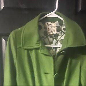 Tulle Lush Green Pea Coat